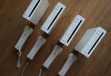 How the Nintendo Wii Captured an Untapped Market: Old People a group of four nintendo wii game controllers