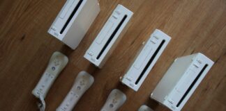 How the Nintendo Wii Captured an Untapped Market: Old People a group of four nintendo wii game controllers