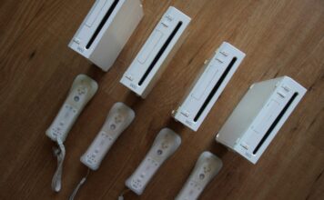 How the Nintendo Wii Captured an Untapped Market: Old People a group of four nintendo wii game controllers
